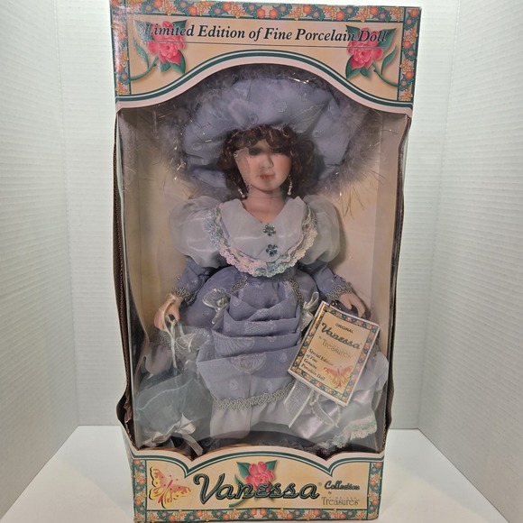 Vtg New 05‎ Limited Edition Vanessa Collection Timeless Treasures Porcelain Doll
